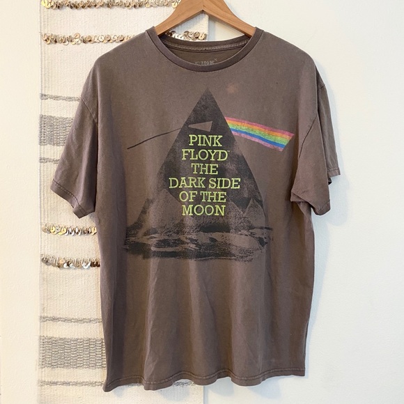 Tops - PINK FLOYD Retro Vintage Dark Side Moon Band Tee